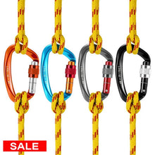 Load image into Gallery viewer, Lixada 25KN Carabiner for Climbing Carabineros EDC Fishing Climbing Equipment Mountainteering Carabiners Rappelling mosqueton
