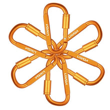 Load image into Gallery viewer, Lixada 5PCS Aluminum Carabiner Outdoor EDC Climbing Equipment Carabineros for Keys Tool Mountaineering Hook Climbing Accessories
