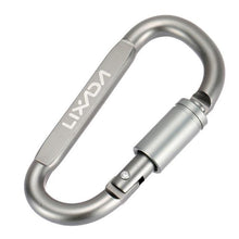 Load image into Gallery viewer, Lixada Aluminum Alloy Carabiner Outdoor Climbing Camping Carabiner Locking Hook Screw D Buckle Keychain Multi Tools mosqueton
