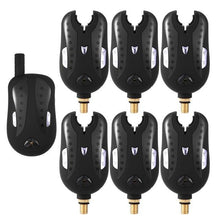 Load image into Gallery viewer, Lixada Wireless Digital Fishing Alarm Fishing Bite Alarms Fishing Receiver Sound Alert Led Alarm Indicator with Portable Case
