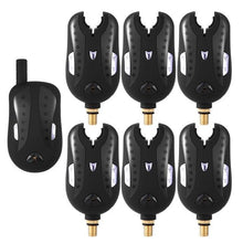 Load image into Gallery viewer, Lixada Wireless Fishing Alarm Fishing Bite Alarms Set Digital Fishing Receiver Sound Alert Kit Led Indicator with Case Pesca
