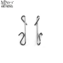 Load image into Gallery viewer, MNFT 50Pcs/Pack Braid Knotless Connectors Fishing Line Wire Connector Fishing Barrel Swivel Accessory Pesca Tackle Tool Lure Kit
