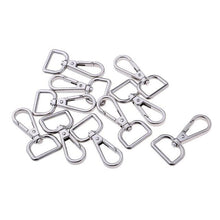 Load image into Gallery viewer, MagiDeal 10Pcs Alloy Swivel Clasps Snap Car Keychain Ring Hooks Clip for Keys Lanyards Key Holder Men Women Outdoor Tools
