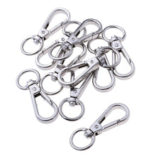 Load image into Gallery viewer, MagiDeal 10Pcs Alloy Swivel Clasps Snap Car Keychain Ring Hooks Clip for Keys Lanyards Key Holder Men Women Outdoor Tools
