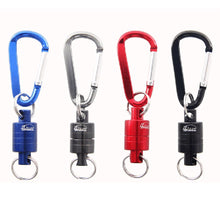 Load image into Gallery viewer, Magnetic Carabiner Fishing Keychain Snap Clip Lock Buckle Hook Carabiner Fishing Tool Outdoor Camping Supplies
