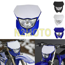 Load image into Gallery viewer, Motocross Headlight White H4 12V 35W Dual Sport Kit For Yamaha WRF250/400/426/450 YZ TTR WR XT MX Enduro Dirt Bike Head Light
