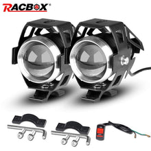 Load image into Gallery viewer, Motorcycle Headlights U5 led moto light DRL Headlamp Motorbike auxiliary Lamp Fog Spotlights Universal For suzuki ltz 400 12V
