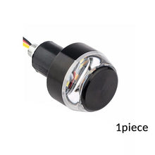 Load image into Gallery viewer, Motorcycle LED Handlebar End Turn Signal Light DC 12V White Yellow Flasher Handle Grip Bar Blinker Side Marker Lamp Z15
