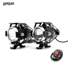 Load image into Gallery viewer, Motorcycle Metal LED Headlight Driving Spot Head Lamp Fog Light For Kawasaki GTR 1400 Z250 Z750 Versys 650 Ninja 400 Accessories
