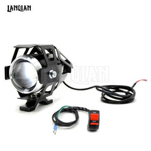 Load image into Gallery viewer, Motorcycle Metal LED Headlight Driving Spot Head Lamp Fog Light For Kawasaki GTR 1400 Z250 Z750 Versys 650 Ninja 400 Accessories
