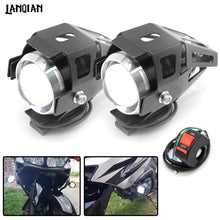 Load image into Gallery viewer, Motorcycle Metal LED Headlight Driving Spot Head Lamp Fog Light For Kawasaki GTR 1400 Z250 Z750 Versys 650 Ninja 400 Accessories
