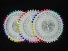 Load image into Gallery viewer, Muslim Gauze Kerchief Accessories Scalp Acupuncture Needle Office Only Needle Pin Multi-color a Plate of 40 Wholesale
