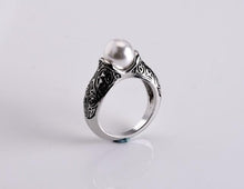 Load image into Gallery viewer, NEW Korean Fashion High Quality Pearl Ring for Men and Women Leisure/Travel/Office Jewelry Birthday Party Gift Retro Jewelry
