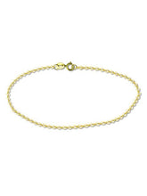 Load image into Gallery viewer, NYMPH 18K Yellow Gold Chain Bracelet Pure Au750 Charm Trendy Bracelets For Women Party  S327
