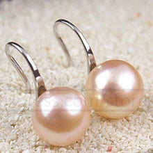 Load image into Gallery viewer, Natural pearl earrings for women,freshwater cultured pearl earring jewelry 925 sterling silver earrings birthday gift white pink
