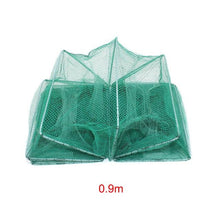 Load image into Gallery viewer, Newly 3.7m Nylon Fishing Net Shrimp Cage Fishing Net Catcher Trap Foldable Portable For Crab Crayfish Catcher Live Trap Lobster
