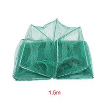 Load image into Gallery viewer, Newly 3.7m Nylon Fishing Net Shrimp Cage Fishing Net Catcher Trap Foldable Portable For Crab Crayfish Catcher Live Trap Lobster
