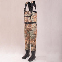 Load image into Gallery viewer, Neygu 5mm Neoprene fishing chest wader attached rubber boots  Insulated neoprene thermal  promise you ice fishing warm in water
