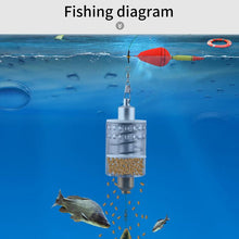 Load image into Gallery viewer, Outdoor Auto Fishing Feeder Trap Bait Box Full Auto Rigging Device Portable Automatic Lazy Container Fishing Tools Fish Hook
