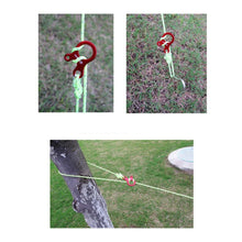 Load image into Gallery viewer, Outdoor Rope Three-hole Quick climbing Tool Adjustment Buckle Tent Snail Wind Stopper
