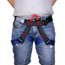 Load image into Gallery viewer, Outdoor Sports Rock Climbing Harness Waist Support Half Body Safety Belt Support Half Body Harness Aerial Survival Equipment
