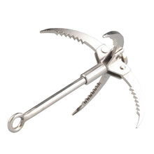 Load image into Gallery viewer, Outdoors Climbing Camping Hiking Fishing Survival Foldable Grappling Hook Claw Military Fighting Carabiner Tool Wall Equipment
