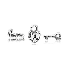 Load image into Gallery viewer, PDB 05  Silver 925 FLOATING LOCKET Small Charm Stored Infinite Small Charm Combination Series Double Heart Unlimited Series
