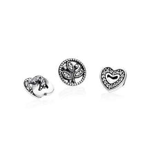 Load image into Gallery viewer, PDB 05  Silver 925 FLOATING LOCKET Small Charm Stored Infinite Small Charm Combination Series Double Heart Unlimited Series
