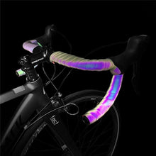 Load image into Gallery viewer, PU+EVA Cycling Bicycle Handlebar Tape Belt Dimming Reflective Band Strap Belt With Gradient Color-Changing Bike
