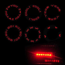 Load image into Gallery viewer, Practical Bike Bicycle Wheel Valve Tire Tyre LED Letter Light Double Sense Waterproof Cycling Bike Tire Blue Flash Light
