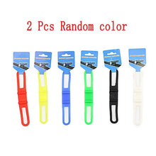 Load image into Gallery viewer, Practical Cycling Bicycle Bike Silicone Strap Fastening High Elasticity Bicycle Light Holder Band FlashLight Phone Bind Strap
