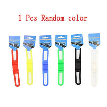 Load image into Gallery viewer, Practical Cycling Bicycle Bike Silicone Strap Fastening High Elasticity Bicycle Light Holder Band FlashLight Phone Bind Strap
