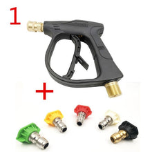 Load image into Gallery viewer, Pressure Car Washer with 5pcs Soap Spray Nozzles 14mm M22 Socket 1/4" Quick Release Snow Foam Gun Pump Cannon Foamer Lance Jet
