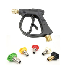 Load image into Gallery viewer, Pressure Car Washer with 5pcs Soap Spray Nozzles 14mm M22 Socket 1/4" Quick Release Snow Foam Gun Pump Cannon Foamer Lance Jet
