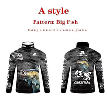 Load image into Gallery viewer, Professional Fishing Clothes Lightweight Soft Sun Clothing UV Jersey Bass Long Sleeve Black T shirt Pants Outdoor Hunting Waders

