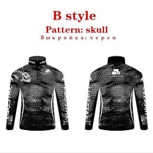 Load image into Gallery viewer, Professional Fishing Clothes Lightweight Soft Sun Clothing UV Jersey Bass Long Sleeve Black T shirt Pants Outdoor Hunting Waders

