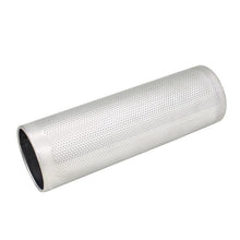 Load image into Gallery viewer, Professional Large Stainless Steel Guiro with Scraper Latin Merengue Percussion Musical Instrument 10Inch X3 Inch Open Ends

