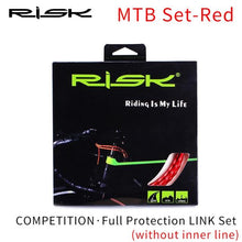Load image into Gallery viewer, RISK RC303 Mountain Road Bike Bicycle Competition Full Protection Derailleur Shift Brake Link Cable Oil Catheter Line Wire Set
