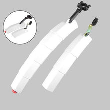 Load image into Gallery viewer, ROBESBON Telescopic Folding Bicycle Fender Set with Taillight MTB Mudguard Bicycle Front Rear Fender for Road Bike Mud Guard
