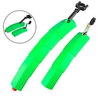 Load image into Gallery viewer, ROBESBON Telescopic Folding Bicycle Fender Set with Taillight MTB Mudguard Bicycle Front Rear Fender for Road Bike Mud Guard
