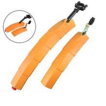 Load image into Gallery viewer, ROBESBON Telescopic Folding Bicycle Fender Set with Taillight MTB Mudguard Bicycle Front Rear Fender for Road Bike Mud Guard
