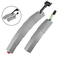 Load image into Gallery viewer, ROBESBON Telescopic Folding Bicycle Fender Set with Taillight MTB Mudguard Bicycle Front Rear Fender for Road Bike Mud Guard
