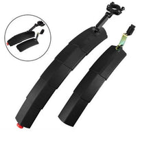 Load image into Gallery viewer, ROBESBON Telescopic Folding Bicycle Fender Set with Taillight MTB Mudguard Bicycle Front Rear Fender for Road Bike Mud Guard
