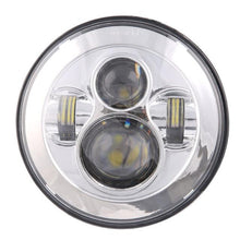 Load image into Gallery viewer, Round 7" Motorcycle Black Projector HID LED Headlight for Harley 7 "LED Motorcycle Headlight Assembly Headlamp For Davidson

