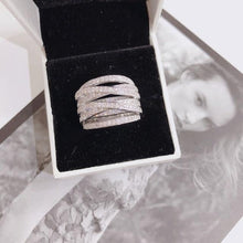 Load image into Gallery viewer, S925 Sterling Sliver VVS1 2 Carats Diamond Rings for Women Stamp 925 Anillos Bizuteria Gemstone Silver 925 Jewelry Diamond Ring
