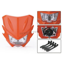Load image into Gallery viewer, SPEEDPARK Universal Motorcycle Headlight Headlamp Fairing For KAWASAKI YAMAHA SUZUKI HONDA KTM Dirt Bike
