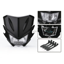 Load image into Gallery viewer, SPEEDPARK Universal Motorcycle Headlight Headlamp Fairing For KAWASAKI YAMAHA SUZUKI HONDA KTM Dirt Bike
