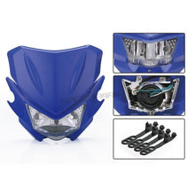 Load image into Gallery viewer, SPEEDPARK Universal Motorcycle Headlight Headlamp Fairing For KAWASAKI YAMAHA SUZUKI HONDA KTM Dirt Bike
