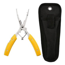 Load image into Gallery viewer, SeaKnight Fishing Tools Stainless Steel Aluminum Fishing Grip with Scale Multi-function Fishing Pliers Cutting Stripping Pulling
