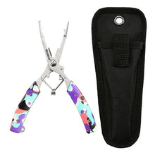 Load image into Gallery viewer, SeaKnight Fishing Tools Stainless Steel Aluminum Fishing Grip with Scale Multi-function Fishing Pliers Cutting Stripping Pulling

